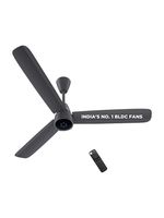 Atomberg Renesa Epoque | Advance air+ Technology | Sleek Fan | LED Indicator | Low Noise with 2 Year Warranty BLDC Motor with Remote 1200 mm Ceiling Fan (5 Star | Pebble Grey | Pack of 1)