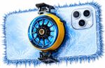 Aliens Mobile Cooler Applicable Mobile Phone Width 2.28-3.86inch Gaming Fan  Gaming Accessory Kit (Yellow, For Android, iOS)