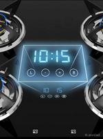 Beyond Appliances Auriga 4 Burner Smart Cooktop Digital Timer FFD Glass Automatic Hob (4 Burners)