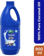 Dabur Anmol Gold 100% Pure Coconut Oil | Nariyal tel | Natural | Multipurpose Hair Oil (900 ml)