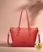 Caprese Women Orange Messenger Bag – Extra Spacious