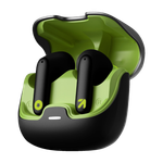 Goboult Z40 with ENC Mic, 60Hr Battery, Metal Finish, Low Latency, 5.3v Bluetooth Headset (Black, True Wireless)