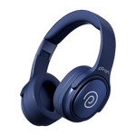 PTron Studio Pro w/ Dual-device Pairing, 65hrs Playtime, AI-ENC Calls, Pristine Sound Bluetooth Headset (Blue, On the Ear)
