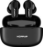 HOPPUP AirDoze S51 Earbuds with 50H PlayTime, 40MS Low Latency, AI ENC & 5.4v Bluetooth Headset (Black, True Wireless)