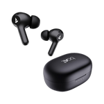 boAt Airdopes 71,40 H Battery, ENx Tech, Low Latency, Stream Ad Free Music via App Bluetooth Headset (Active Black, True Wireless)