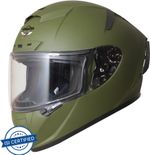 Steelbird SA-2 Aeronautics Motorbike Helmet (Matt B.Green)