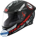 STUDDS Thunder D2 Motorbike Helmet (Matt Black N2)