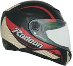 TVS Helmet Radeon FF FX20 Red Large Motorbike Helmet (Red)