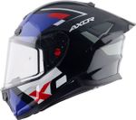 Axor Saber X-Sport Motorbike Helmet (Black Blue)