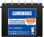 LUMINOUS 48 Months Warranty Tubular Inverter Battery (180 Ah, AMP…more
