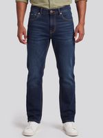 KILLER Men Straight Fit Mid Rise Dark Blue Jeans