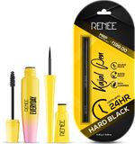 Renee Bold Black Eye Trio – Rich Color, Long Lasting, Smudgeproof, Smooth Application (Everyday Eyeliner 3.5ml, Mascara 15ml, HardBlack Kajal 0.35g, 21 g)