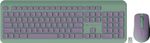 ZEBRONICS Companion 203 Wireless Standard Laptop Keyboard Compatible with Desktop, Laptop, Mac 2.4GHz Wireless, Copilot AI Key, 12 Multimedia Keys, 1600 DPI, for Windows & Mac (Guava)