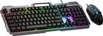 Aula F2023 Combo Wired USB Standard Gaming Keyboard Compatible with Desktop, Laptop, Mac Easy to Use,Plug and Play,Quick, Comfy Durable body (Black)