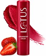 LOTUS HERBALS Lip Lush Tinted Lip Balm Strawberry Crush (Pack of: 1, 4 g)
