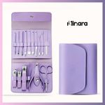MINARA 16 In 1 Pedicure, Manicure and Grooming Kit Purple