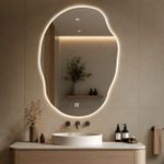 LUPPRA LumiAura Organic Touch LED Bathroom Mirror (Oval Finish : Polished)