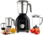 PHILIPS Mixer Grinder 750 W Mixer Grinder (HL7759/00 | 4 Jars | Black)