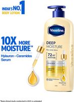 Vaseline Deep Moisture Non Sticky Body Lotion with Ceramide Hyaluron10X More (725 ml)