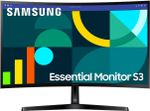 Samsung S3 Curved 68.58 cm (27 inch) Curved Full HD VA Panel Monitor (LS27D368GAWXXL) (Response Time: 4 ms, 100 Hz Refresh Rate)