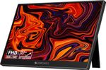 ZEBRONICS Pixigo 39.62 cm (16 inch) Full HD LED Backlit IPS Panel with Portable, 60 Adjustable Stand, 250Nits, Type-C PD Input, Type-C Input, Mini HDMI, Built-in Speakers,Wall-Mountable Monitor (ZEB-AU16FHD LED [ZEB-Pixigo A16S]) (Response Time: 5 ms, 60 Hz Refresh Rate)