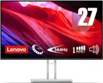 Lenovo L-Series 68.58 cm (27 inches) Full HD LED Backlit IPS Panel with 99% sRGB, 1xHDMI1.4, 1xVGA, Tilt-able Stand, 3WX2 Inbuilt Speakers, Customization Artery, Smart Display Monitor (L27-4C) (Response Time: 1 ms, 144 Hz Refresh Rate)