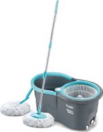 Prestige Alpha with 2 Microfiber heads 360 Degree Spinner Mop Set…more