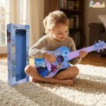 DISNEY Frozen Theme Small Mini Acoustic Guitar Fingerstyle Version (Multicolor)