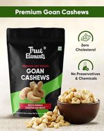 True Elements Goan Cashews, Premium Dryfruits Kaju Cashews (1 x 1000 g)