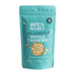 OPEN SECRET Premium Whole Kaju – High Protein Dry Fruit, Fasting Vrat Special Cashews (1 x 1 kg)