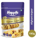 Happilo Premium Dried Afghani Anjeer/ Figs (1 x 190 g)