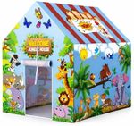 cantus Tent House 10 year kids toys Jungle tent house for boys and girls(Big Size) (Multicolor)