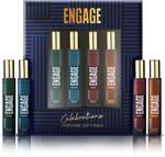 Engage Gift Set Celebrations Perfume Spray, Long Lasting Wedding Hamper by ITC (25mlx4) Perfume  –  100 ml (For Men)