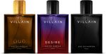 VILLAIN Classic,Desire,Oud Perfume Pack of 3 Eau de Parfum  –  300 ml (For Men)