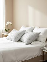 Raymond Home Microfibre Sleeping Pillow Pack of 4 Solid (White)
