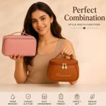 heboo Women Multicolor Cosmetic Bag (Pack of 2)