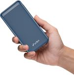 URBN 10000 mAh 22.5 W Power Bank (Blue, Lithium Polymer, for Mobile, Tablet, Earbuds)