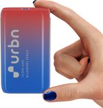 URBN 10000 mAh 20 W Nano Pocket Size Power Bank (Blueberry Peach, Lithium-ion, Fast Charging for Mobile, Speaker, Tablet, Speaker)