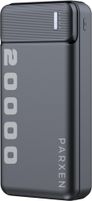 PARXEN 20000 mAh 22.5 W Power Bank (Black, Lithium Polymer, Fast Charging for Mobile, Tablet)