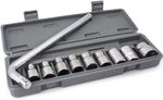 DEAGAN 10 Pieces Hand Tools Wrench Set Spanner Set Tool Kit Socket Set (Pack of 1)