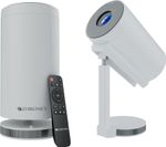 ZEBRONICS Zeb-Pixa Play 30 (2800 lm / 2 Speaker / Wireless / Remote Controller) Portable 1080p Support 100″ Screen 90 Tilt Auto Keystone, Netflix HDMI Miracast Projector (White)