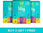 Yogabar 10 g Protein Bar Variety Pack, Gluten-Free, Healthy Snacks(Pack of 18) Protein Bars (900 g, Assorted)