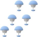 FLOXIT Mushroom Shape Duvet Clips, Non-Slip Cover Fixator Cotton Batting (3 cm x 3 cm)