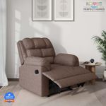 Flipkart Perfect Homes Fabric Manual Recliner (Finish Color – Coffee Brown, DIY(Do-It-Yourself))