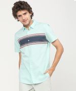 HIGHLANDER Men Slim Fit Printed Cut Away Collar Casual Shirt