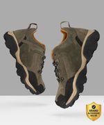 WOODLAND Lace Up Lightweight Breathable Comfortable Daily Use Outdoors Shoes For Men (Olive , 6 UK/India)