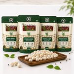 ENGLISH NUTS Premium Plain Makhana Makhana (4 x 250 g)