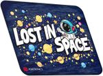 Portronics Comfipad Space, Galaxy Theme Mouse Pad with Anti-Slip Base & Stitched Edges Non Slip Base Mousepad (Dark Blue)