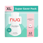 Nua Complete Comfort 42 Medium Flow XL | Essentials Pack | 4X Comfort Sanitary Pad (Pack of 42)