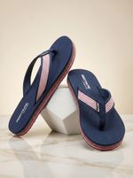 RED TAPE Women Flip Flops (Navy , 4)